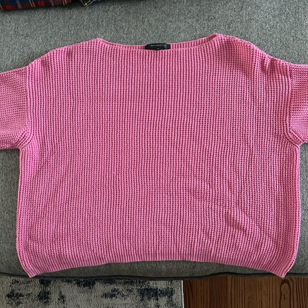 French connection pink sweater. Size small